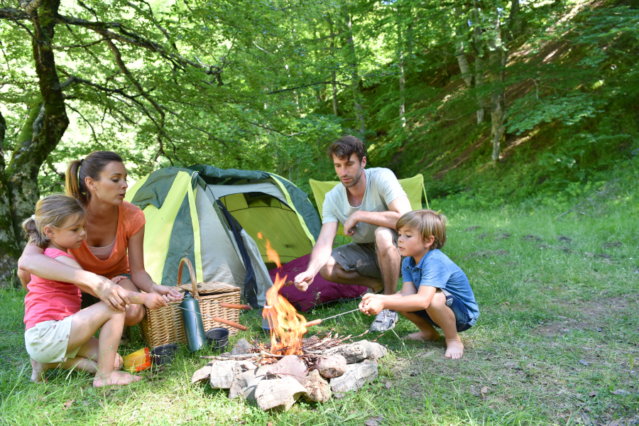 famille camping au bord gorges du verdon