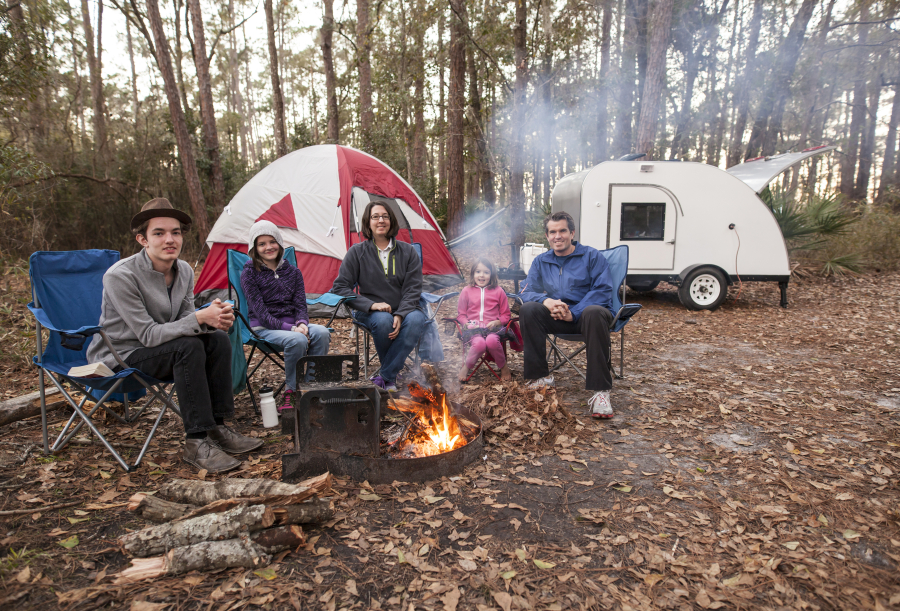 famille camping au bord gorges du verdon